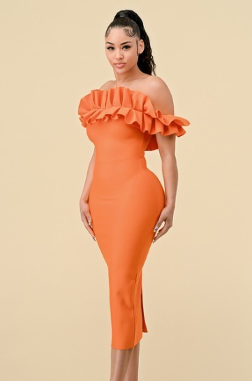 Orange Appeal Dress