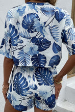 Load image into Gallery viewer, Printed Half Sleeve Top and Shorts Lounge Set
