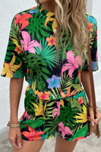 Load image into Gallery viewer, Printed Half Sleeve Top and Shorts Lounge Set
