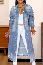 Load image into Gallery viewer, Trench Denim Jacket
