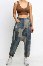 Load image into Gallery viewer, Surfer Patchwork Jogger Jeans
