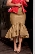 Load image into Gallery viewer, Camel Mermaid Skirt
