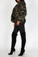 Load image into Gallery viewer, Camo Wrap Blouse
