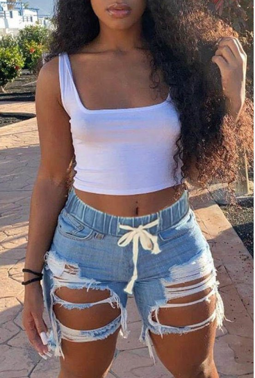 Distressed Shorts