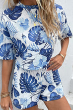 Load image into Gallery viewer, Printed Half Sleeve Top and Shorts Lounge Set
